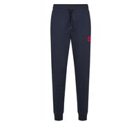 Boss 50447963 Doak Red Patch Logo Cotton Jogger - Navy