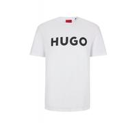 Hugo Dulivio 10229761 Red Short Sleeve T-shirt White L Men