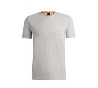 BOSS Mens Tales Logo-Patch T-Shirt in Cotton Jersey