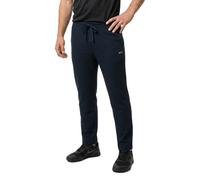 Hugo Boss Men's Waffle Joggers - Cotton-blend, Embroidered Logo - Dark Blue L