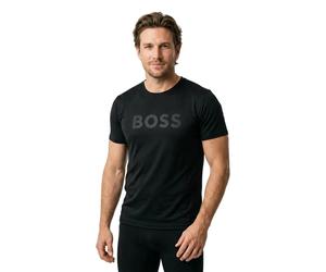 Boss 50566504 Orange Short Sleeve T-shirt Black 2XL Men