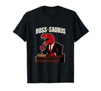 Boss-a-saurus T-Rex Business Dinosaur Graphic T-Shirt