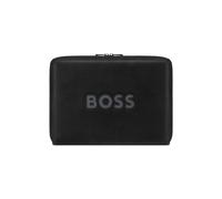 BOSS A4 conference folder in faux leather with mesh logo - Style Conference folder zip A4 Boss Cut Out Bl, 58837079 Black pcs.