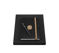 BOSS A5 notebook and ballpoint pen set - Style Set HNH612AL + HSC6124A, 58837059 Black pcs.