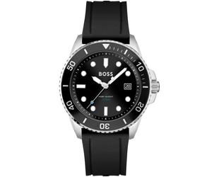 BOSS Ace 1513913 - Man - 43 mm - Analogue - Quartz - Mineral Glass Black 22 mm