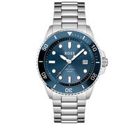 BOSS Ace 1513916 - Man - 43 mm - Analogue - Quartz - Mineral Glass Blue 22 mm