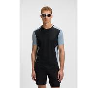 BOSS Active mesh-jersey T-shirt with decorative reflective details - Style Tee Active Seas, 50542949 Dark Blue / Light Blue M