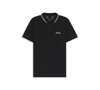 BOSS Active Paddy regular-fit polo shirt in quick-dry stretch piqué - Style Paddy Pro, 50469102 Black 4XL