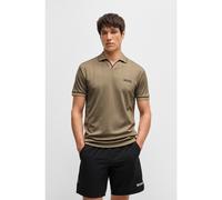 BOSS Active polo shirt with four-way stretch - Style Palle MB 2, 50530768 Beige S