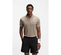 BOSS Active polo shirt with four-way stretch - Style Palle MB 2, 50530768 Beige XL