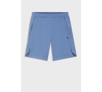 BOSS Active Shorts in Quick-dry Fabric with Reflective Logo - Light Pastel Blue