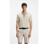 BOSS Active Slim-fit polo shirt in moisture-wicking stretch cotton - Style Philix GOC, 50555698 Light Beige XXXL