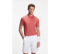 BOSS Active slim-fit polo shirt with branded details - Style PL_TOC Court, 50570005 Coral M