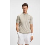 BOSS Active slim-fit polo shirt with odour control - Style Patteo TOC, 50543333 Light Beige XXL