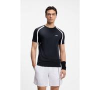 BOSS Active Slim-fit T-shirt in stretch fabric with contrast inserts - Style TS_TOC Game 2, 50564786 Dark Blue XXXL
