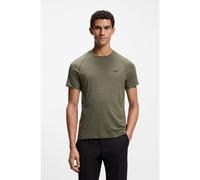 BOSS Active slim-fit T-shirt with moisture control - Style TS_Tour Wool, 50554646 Olive M