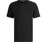 BOSS Active Slim-fit T-shirt with Moisture Management (Black, M)