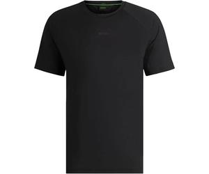 BOSS Active Slim-fit T-shirt with Moisture Management (Black, XL)
