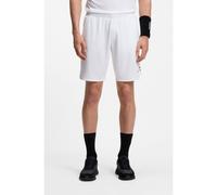 BOSS Active Stretch-fabric shorts with mesh pocket bags - Style JT_TOC Game 9 inch, 50563340 White XXXL