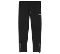 BOSS Active stretch-gabardine tracksuit bottoms with thermoregulating technology - Style Hicon TOC, 50542940 Black L