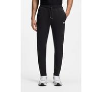 BOSS Active Stretch-gabardine tracksuit bottoms with zipped hems - Style JT_TOC Spin Long, 50554379 Black XL