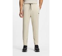 BOSS Active Stretch-gabardine tracksuit bottoms with zipped hems - Style JT_TOC Spin Long, 50554379 Natural M