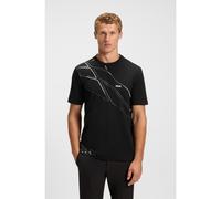 BOSS Active T-shirt in moisture-wicking stretch piqué - Style Tee 10_IN, 50556197 Black XXXL