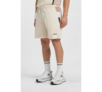 BOSS Active tennis shorts in stretch fabric with moisture management - Style S_T-Match 9 inch, 50541370 White XL