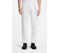 BOSS Active tracksuit bottoms in thermoregulating stretch gabardine - Style JT_TOC Game, 50563330 White XXL