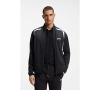 BOSS Active Zip-up sweatshirt with temperature-regulating performance - Style SW_TOC Spin FZ, 50554402 Black XXXL