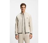 BOSS Active Zip-up sweatshirt with temperature-regulating performance - Style SW_TOC Spin FZ, 50554402 Natural XXL
