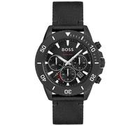 Boss Watches Men's Solar Powered Admiral Chronograph Watch Black