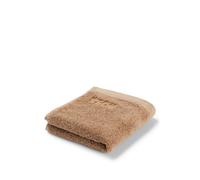 BOSS Aegean-cotton face cloth with tonal logo - Style LOFT Camel CARR 030030, WTOW-LOFT Brown ONESI