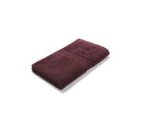 BOSS Aegean-cotton guest towel with tonal logo - Style LOFT GreigeN INVI 040060, GUEST-LOFT Dark Red ONESI