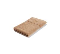 BOSS Aegean-cotton guest towel with tonal logo - Style LOFT Camel INVI 040060, GUEST-LOFT Brown ONESI