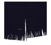 Boss Albas Knitted Midweight Scarf - Dark Blue - One Size - Dark Blue - 100% Virgin Wool