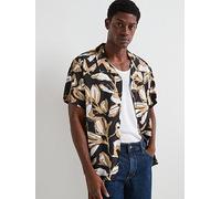 BOSS All Over Print Beach Shirt, Multi, Size Xl, Men Print