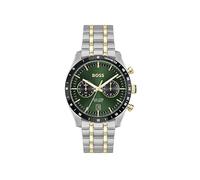 BOSS Analogue Multifunction Quartz Watch for Men TOURMASTER Collection with Gold Colored Stainless Steel Bracelet - 1514287