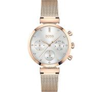 BOSS Analogue Multifunction Quartz Watch for Women Flawless Collection with Stainless Steel Bracelet