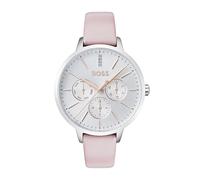 BOSS Analogue Multifunction Quartz Watch for Women Symphony Collection with Stainless Steel or Leather Bracelet