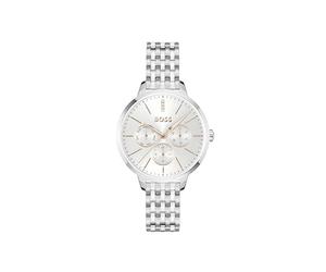 BOSS Analogue Multifunction Quartz Watch for Women Symphony LE Collection with Silver Stainless Steel Bracelet - 1502781