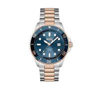 BOSS Analogue Quartz Watch for Men ACE Collection with Two-Tone Stainless Steel Bracelet - 1514012