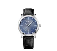 BOSS Analogue Quartz Watch for Men CLASSIC 1 Collection with Black Leather Strap - 1513400