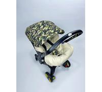 Boss and Baby - Military Car seat Stroller Accessories and Cover Replacement - Compatible with Doona- Includes Canopy, Seat Replacement, Shoulder & Crotch Pads