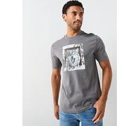 BOSS Animal Graphic Print T-Shirt - Light Grey, Light Grey, Size Xl, Men Light Grey