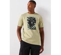 BOSS Animali Regular Fit Jaguar Graphic T-Shirt - Frozen Limeade - Green, Green, Size Xl, Men Green