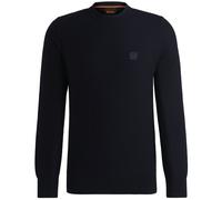 BOSS ANION_S LOGO-PATCH COTTON CASHMERE KNIT JUMPER