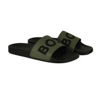 BOSS Mens Aryeh Slid Italian-made slides with large logo detail Size 8