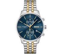 BOSS Associate 1513976 - Man - 42 mm - Analogue - Quartz - Mineral Glass Blue 20 mm