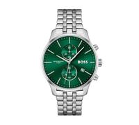 BOSS Associate 42mm Chronograph Green Dial & Stainless Steel Bracelet Watch